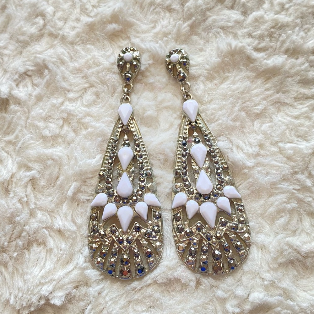 Silver Drop Earrings